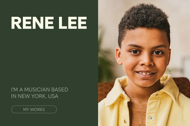 Example of a personal website.